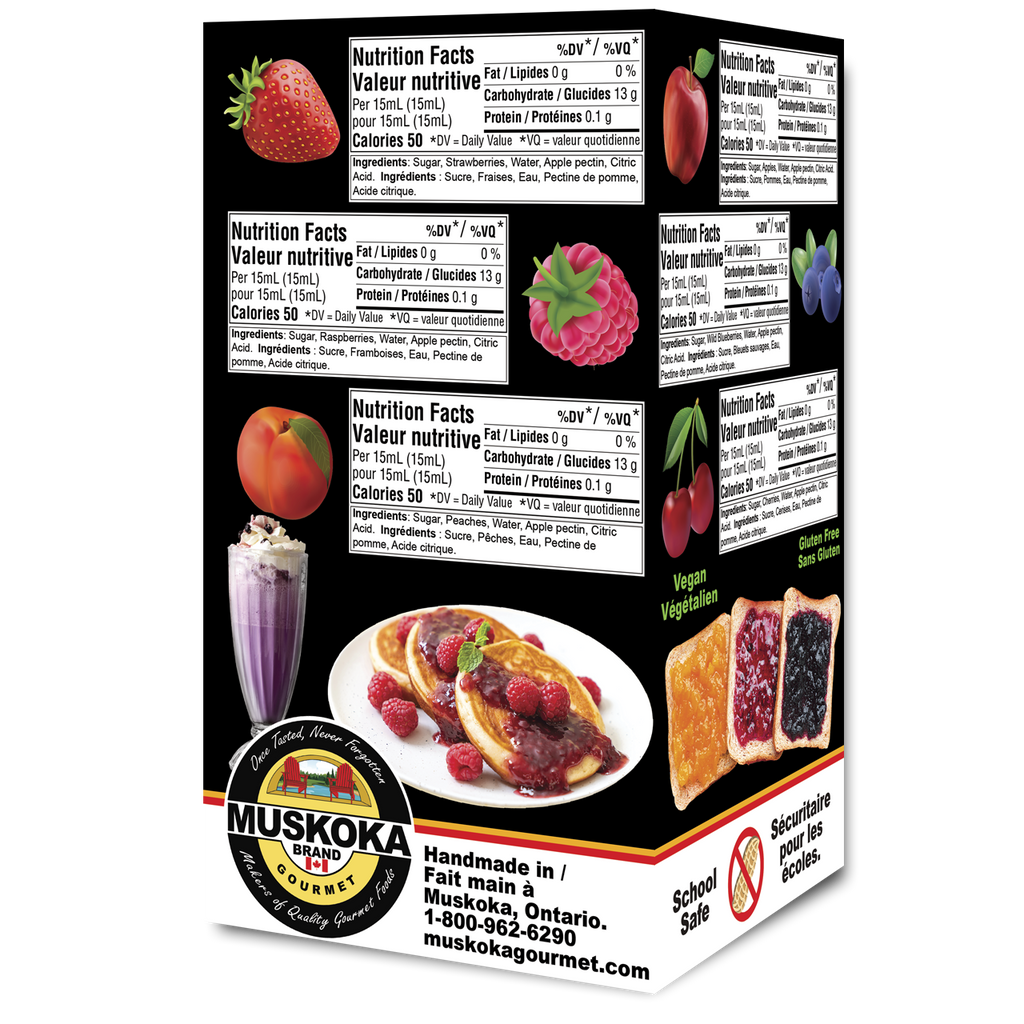 Assorted Jam Dipping Cups