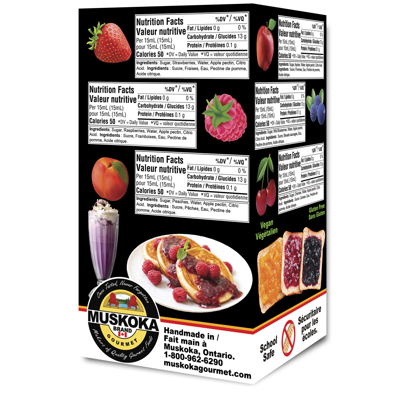 Assorted Jam Dipping Cups